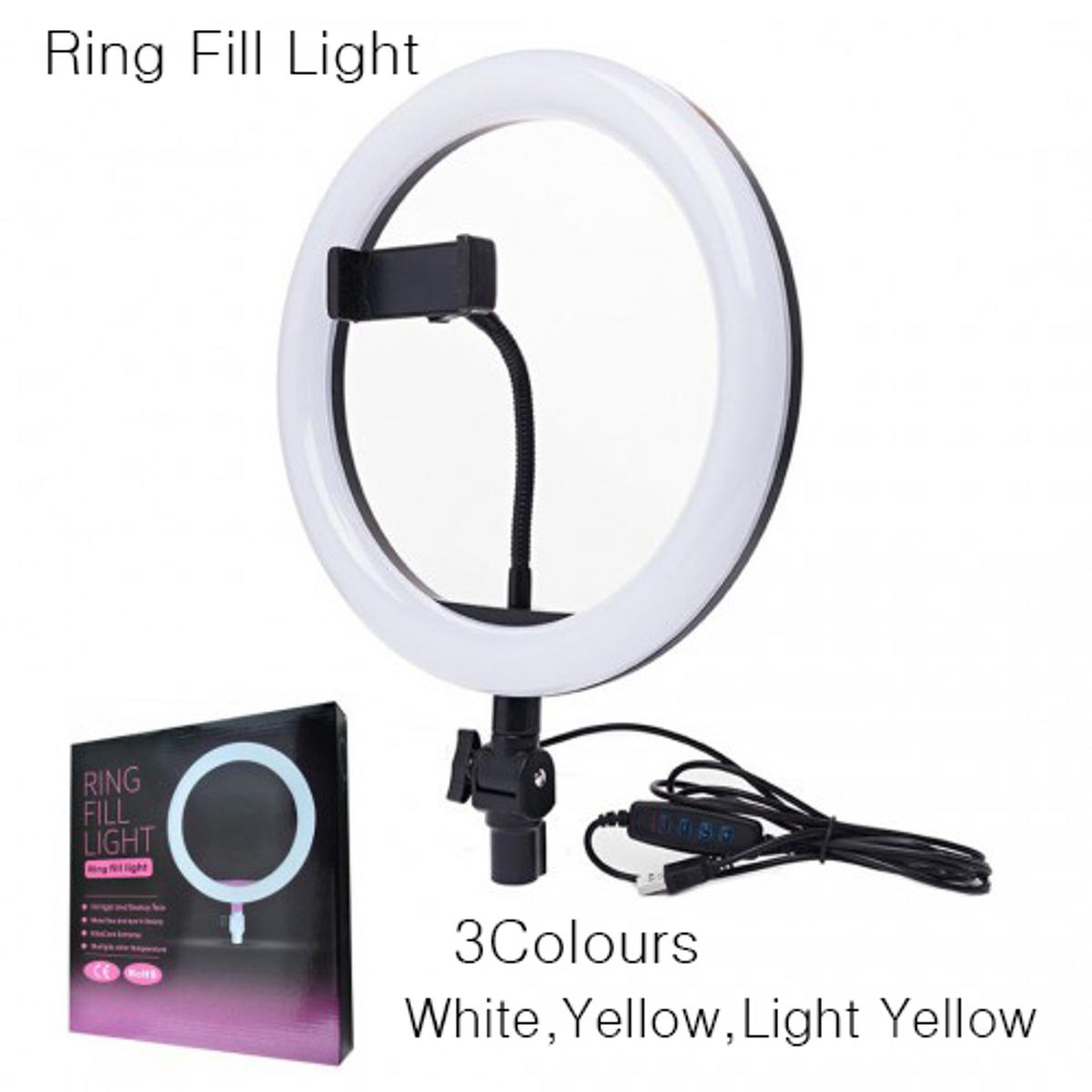 26CM Selfie LED Ring Light - 3 Mode Light