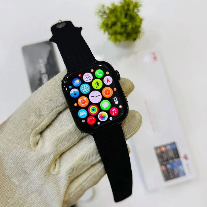 HK11 Pro Max Smartwatch Series 11 – 2.02" AMOLED Display, Stainless Steel Body – 2 Straps Included – Wireless Charging, Bluetooth Calling & Health Tracking (Latest 2026 Model)
