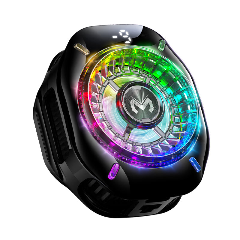 MEMO CX10 Pro Magnetic Phone Cooler with Digital Display - 2-in-1 Clip + Magnetic Semiconductor Radiator - Instant Freeze Gaming Fan for iPhone, Android & Tablets (20W Fast Cooling)