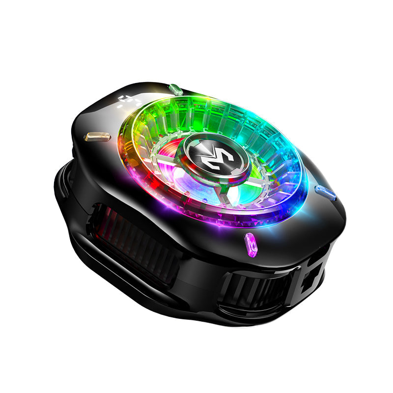 MEMO CX10 Pro Magnetic Phone Cooler with Digital Display - 2-in-1 Clip + Magnetic Semiconductor Radiator - Instant Freeze Gaming Fan for iPhone, Android & Tablets (20W Fast Cooling)