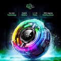 MEMO CX15 Magnetic Mobile Cooler - RGB Semiconductor Magnetic Fan for iPhone & Android - Ultra-Portable Gaming Radiator for PUBG, Free Fire & Streaming - Instant Freeze Cooling