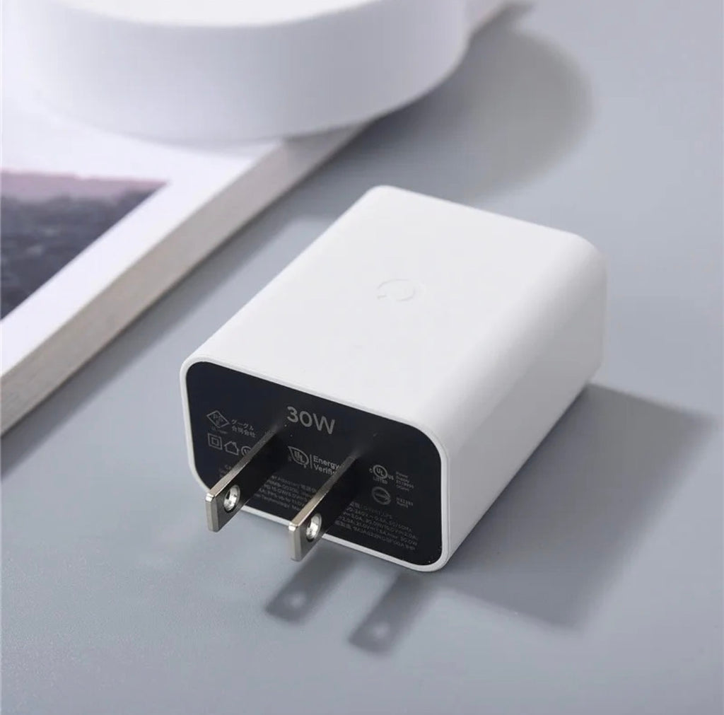 Google Pixel 30w Rapdily Charger - White