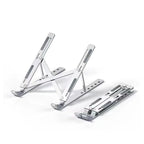 Laptop Stand Foldable Aluminum Alloy Laptop Holder with Adjustable Angles Portable for Notebook Computer Mobile Bracket Lifting Cooling Holder Non-slip