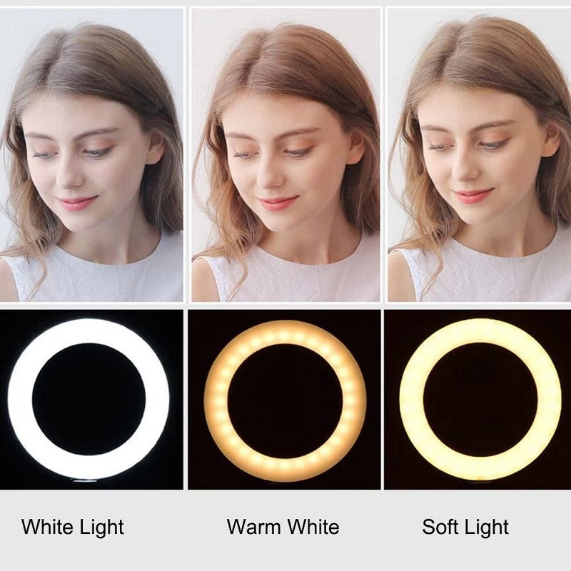 26CM Selfie LED Ring Light - 3 Mode Light