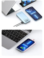 Romoss PHC10 10000mAh Power Bank with Built-In Cables | 20W Fast Charge