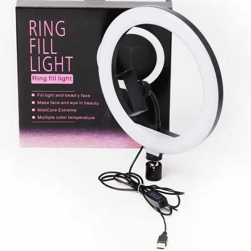 26CM Selfie LED Ring Light - 3 Mode Light
