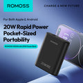 ROMOSS PCT10 10000mAh mini powerbank front view Pakistan
