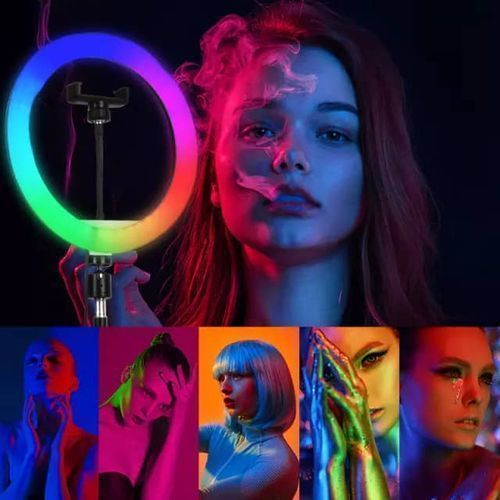3 26cm Ringlight RGB - 3 Modes - Image 2