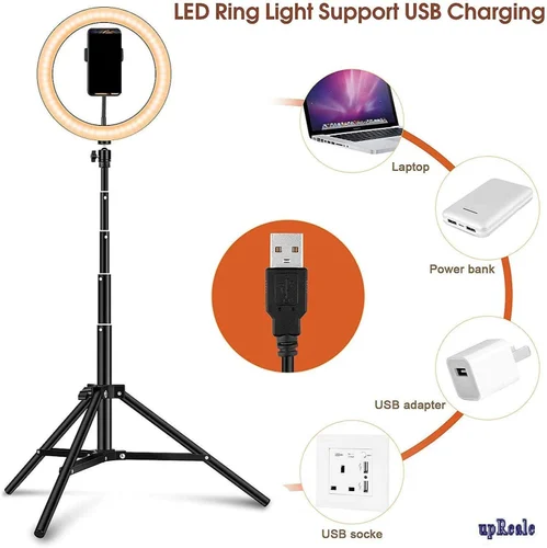8-inch-ring-light-500x500saca 26cm Ringlight RGB - 3 Modes - Image 5