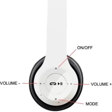 New Project (11) P47 Wireless Headphone - Black/Blue - Image 4