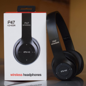 P47 Wireless Headphone - Black/Blue