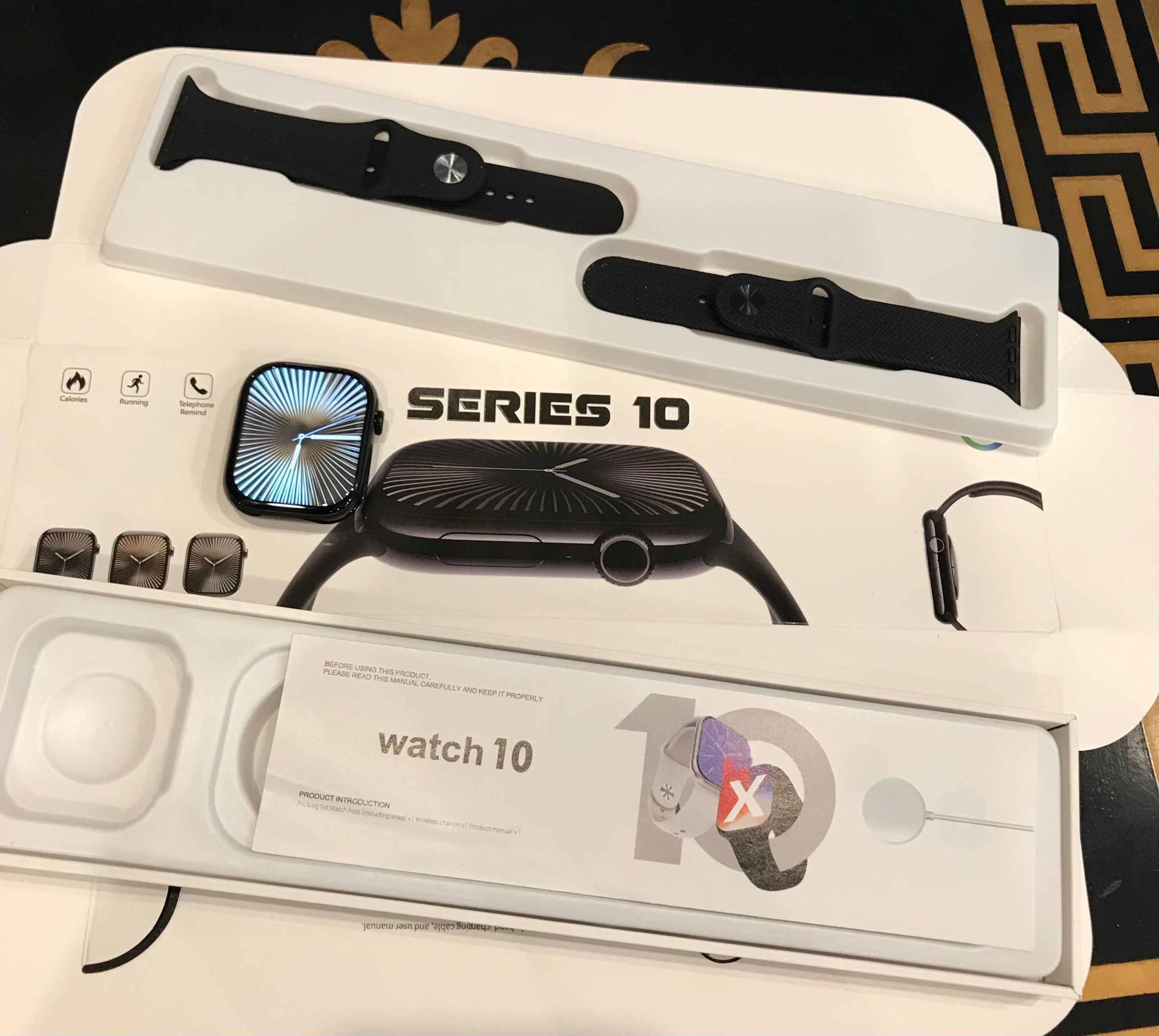 WhatsApp Image 2025-02-22 at 5.17.00 PM Apple logo Series 10 Smartwatch Amoled - Image 2