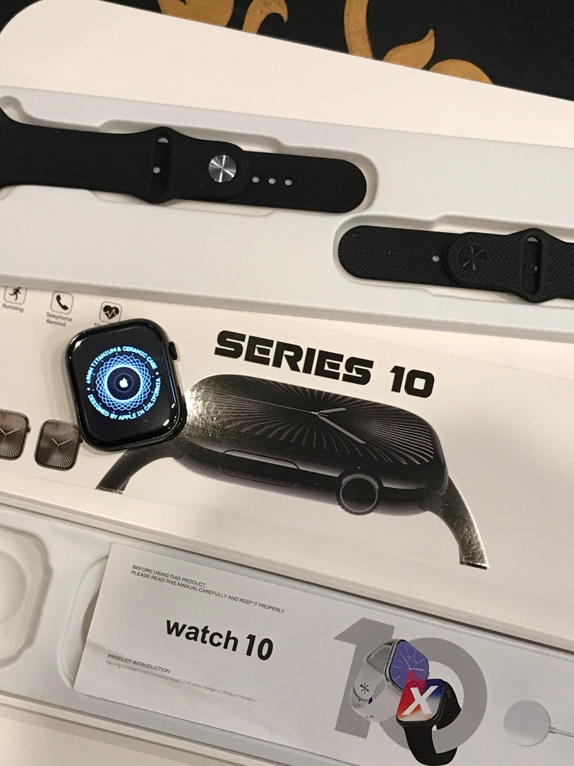 WhatsApp Imasage 2025-02-22 at 5.17.00 PM Apple logo Series 10 Smartwatch Amoled - Image 5
