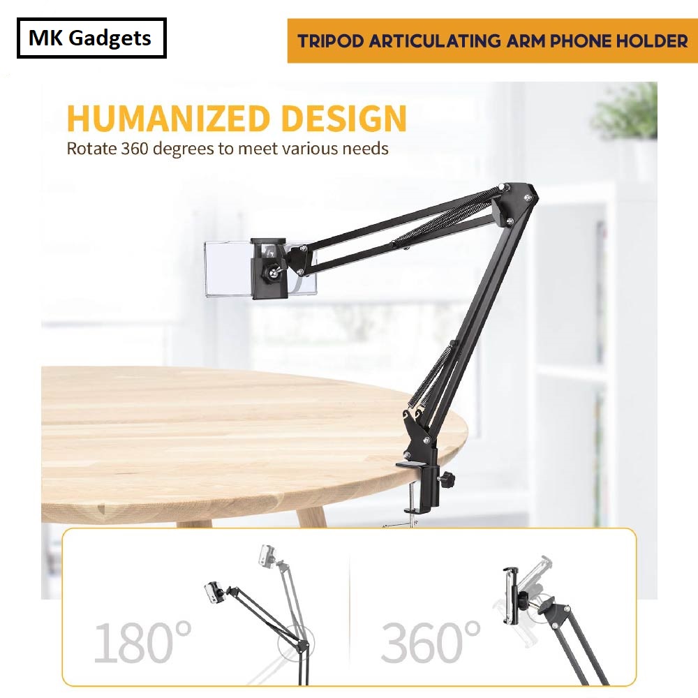 94316641002e53c37143ed8cdfb670f5 Overhead Tripod with Holder for Phone and Tablet