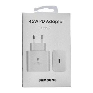 Samsung Power Adapter "45W PD" (USB-C) "Master Copy" - White