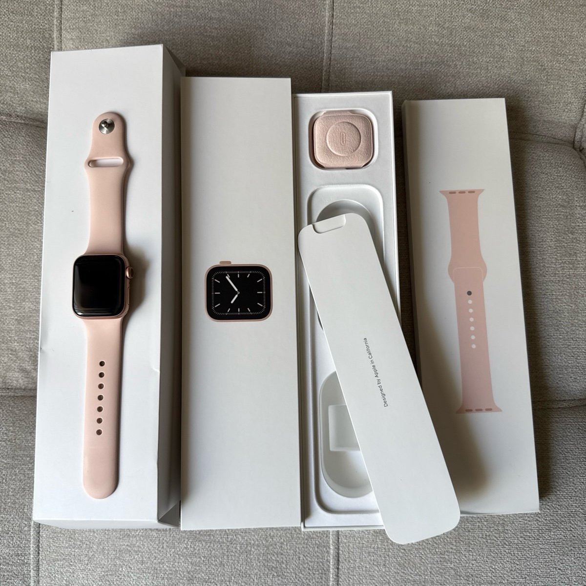 pink Apple logo Series 10 Smartwatch Amoled - Image 8