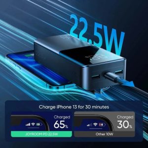 Joyroom JR-QP193 30000mAh 22.5W power bank with digital display