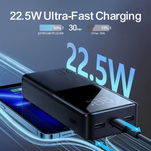 Joyroom JR-QP192 20000mAh 22.5W power bank with digital display